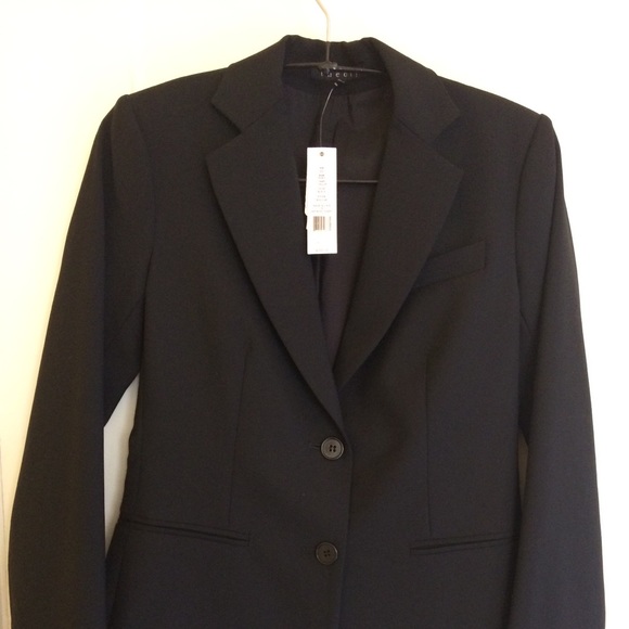 New Theory Rory Tailor Wool Blazer - Picture 3 of 8